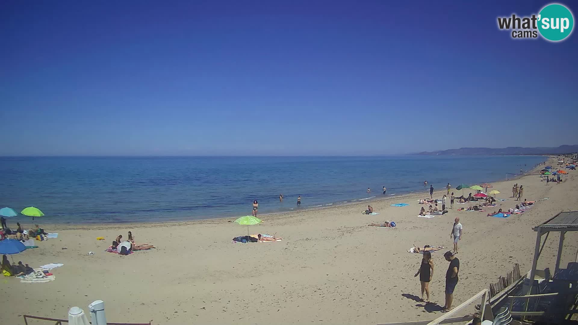 Spletna kamera v živo plaža Platamona – Sassari – Sardinija – Italija