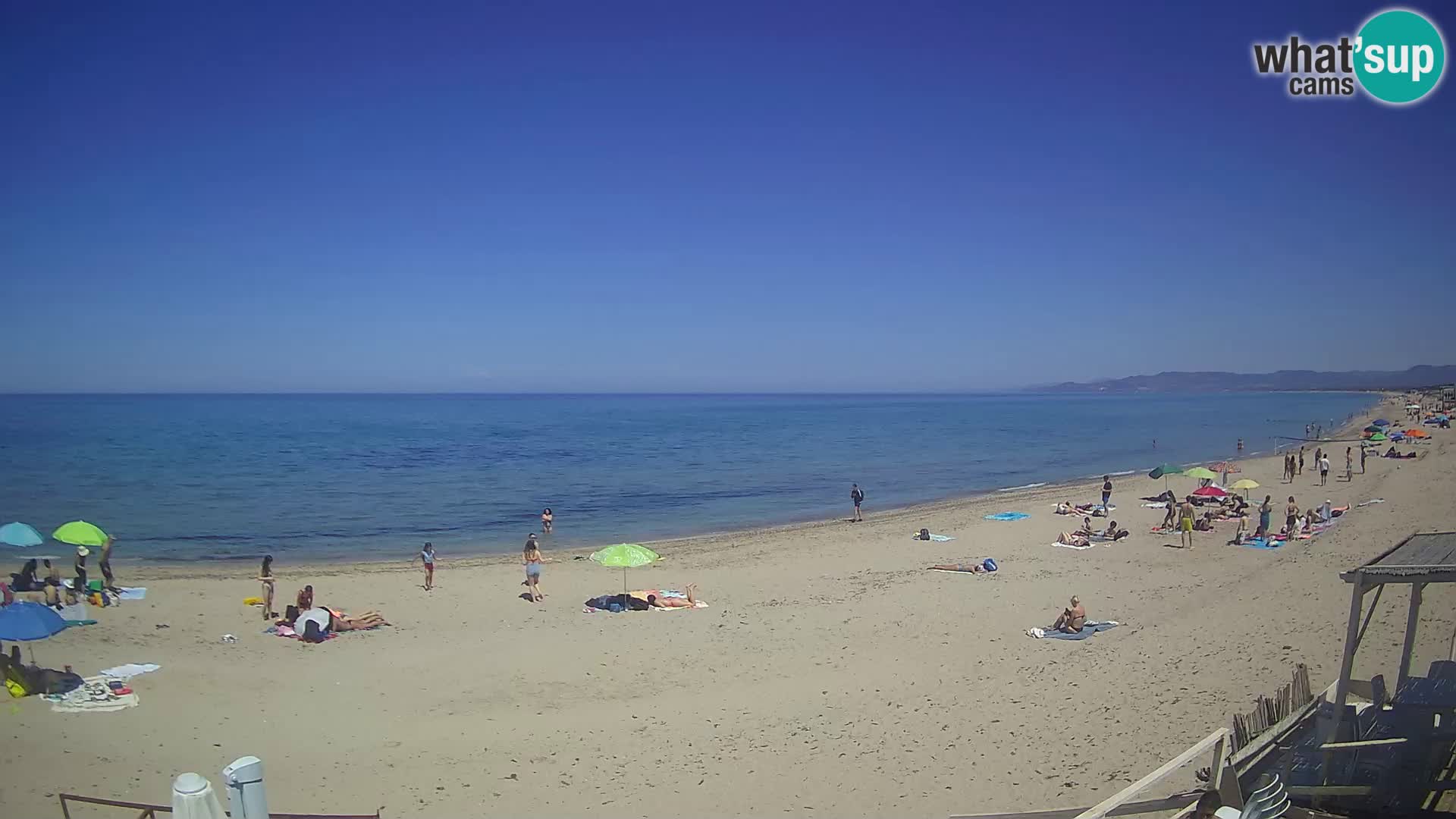 Spletna kamera v živo plaža Platamona – Sassari – Sardinija – Italija