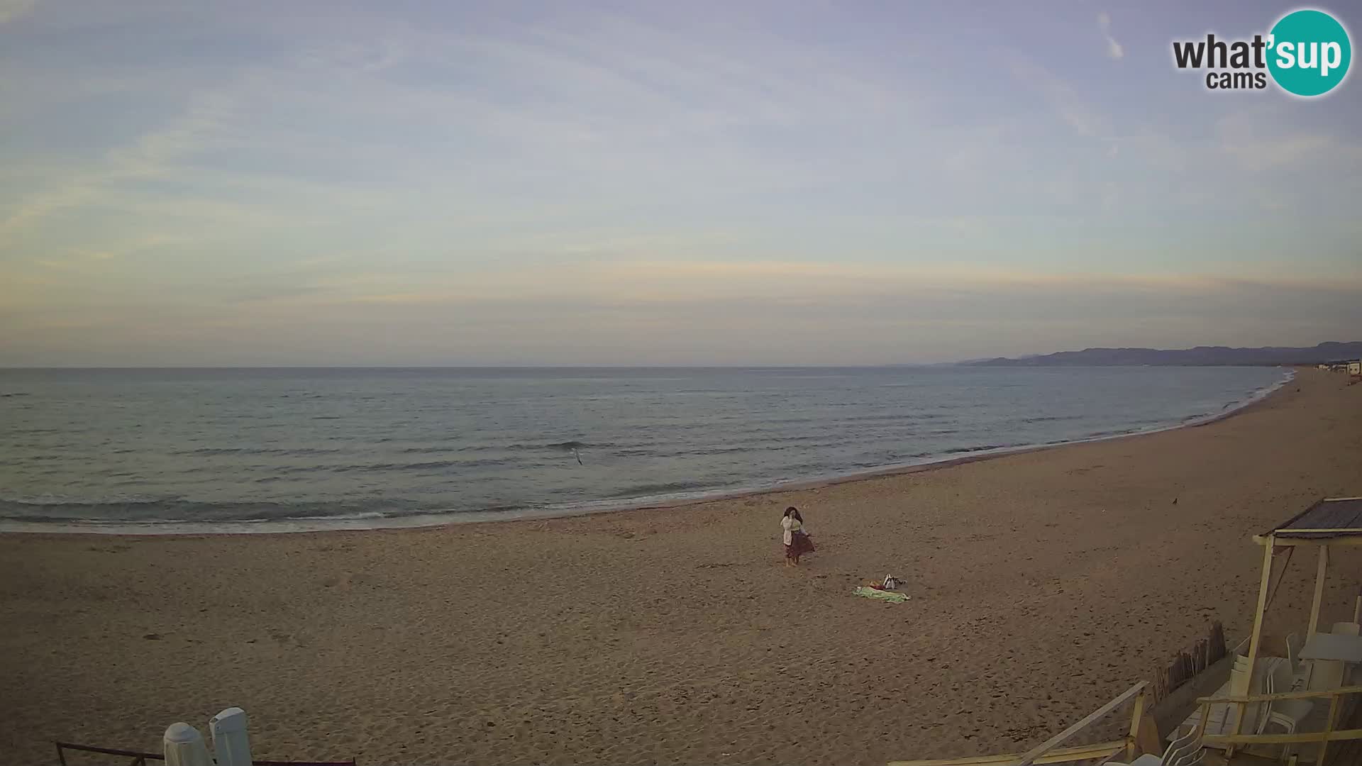 Spletna kamera v živo plaža Platamona – Sassari – Sardinija – Italija
