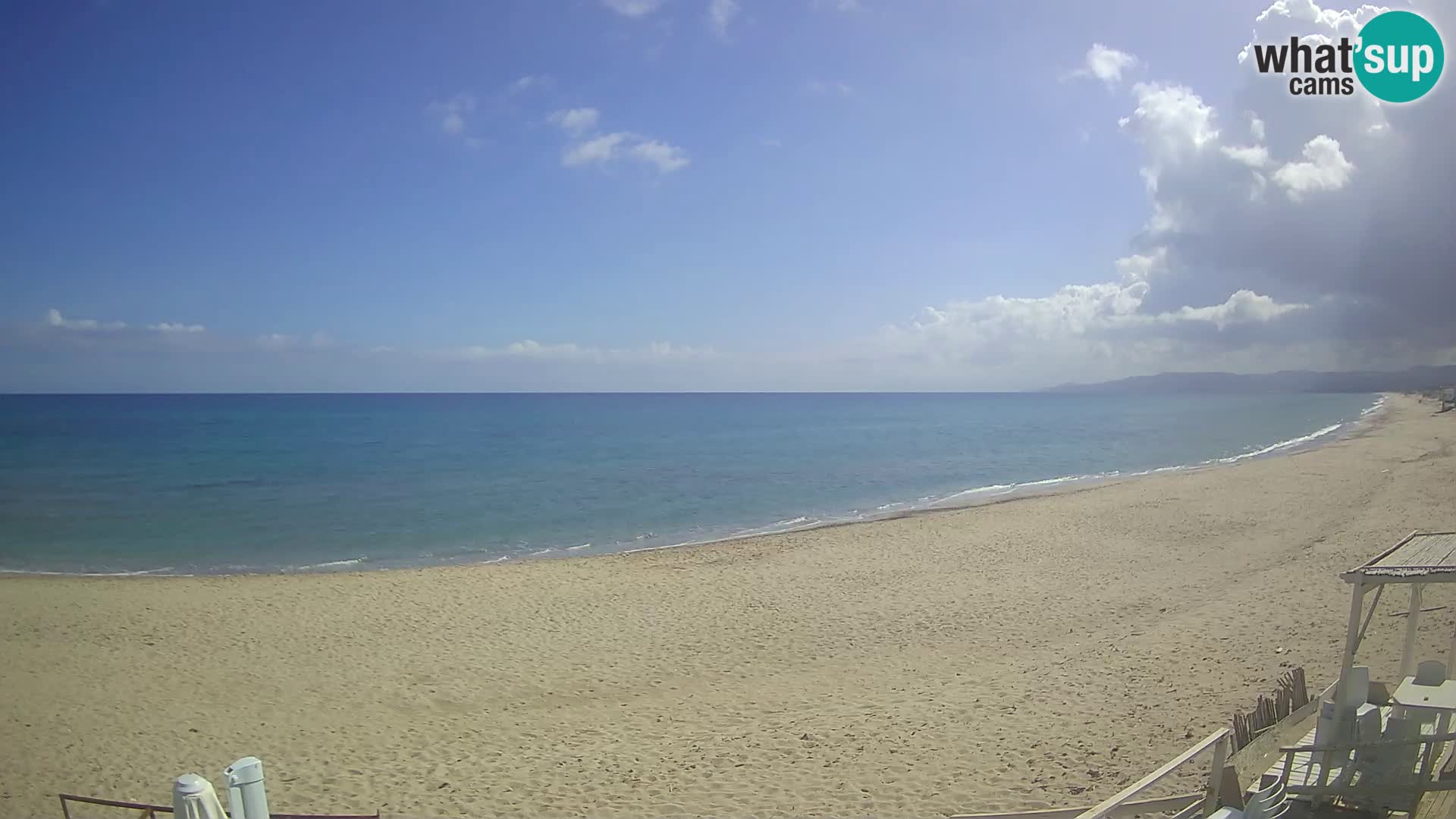Spletna kamera v živo plaža Platamona – Sassari – Sardinija – Italija