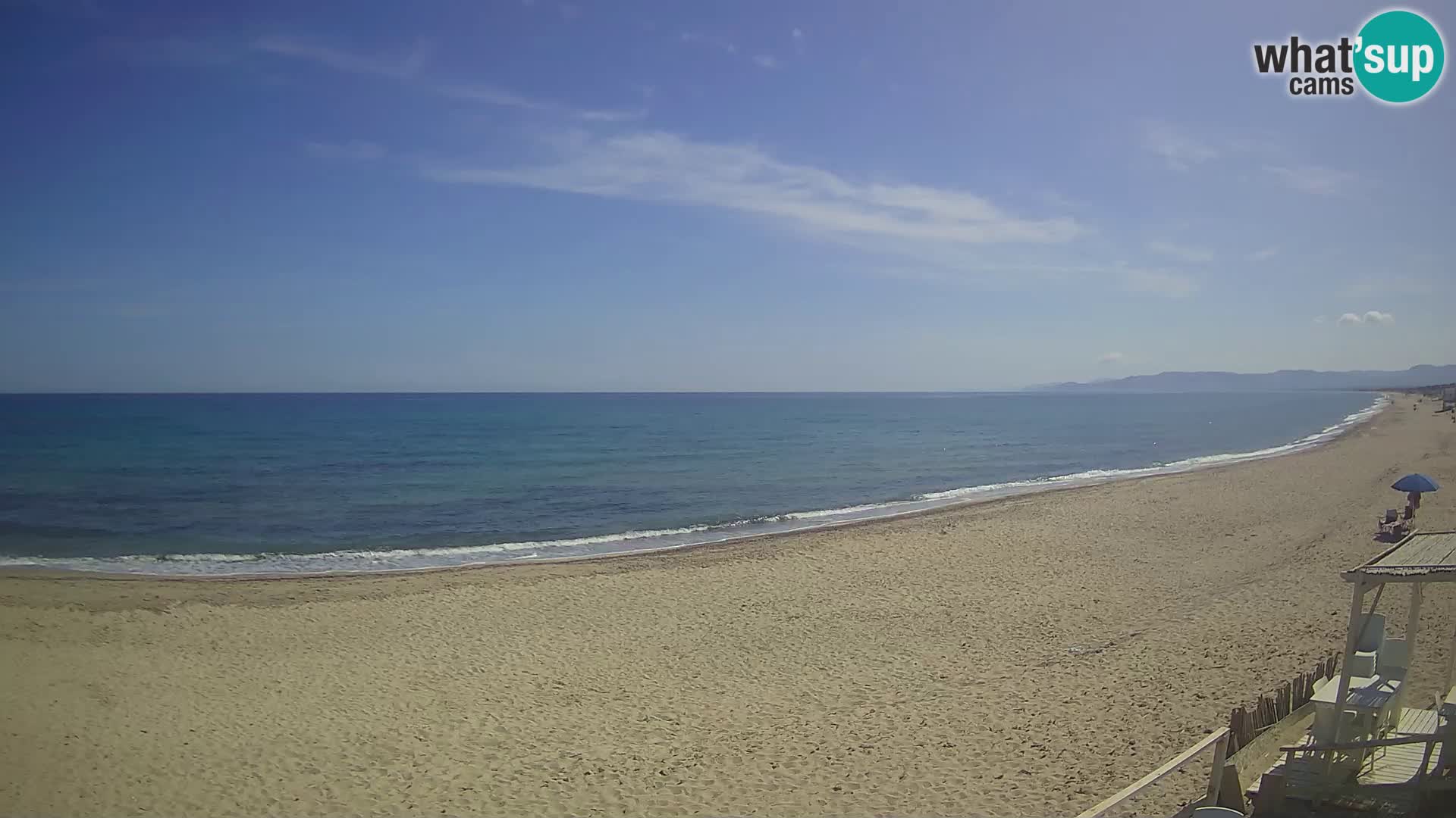Spletna kamera v živo plaža Platamona – Sassari – Sardinija – Italija
