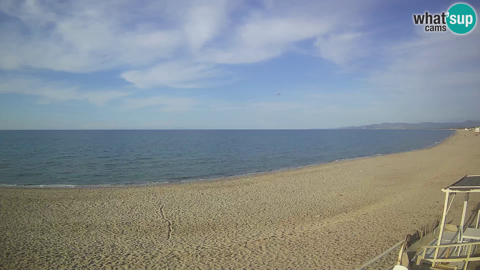 Spletna kamera v živo plaža Platamona – Sassari – Sardinija – Italija
