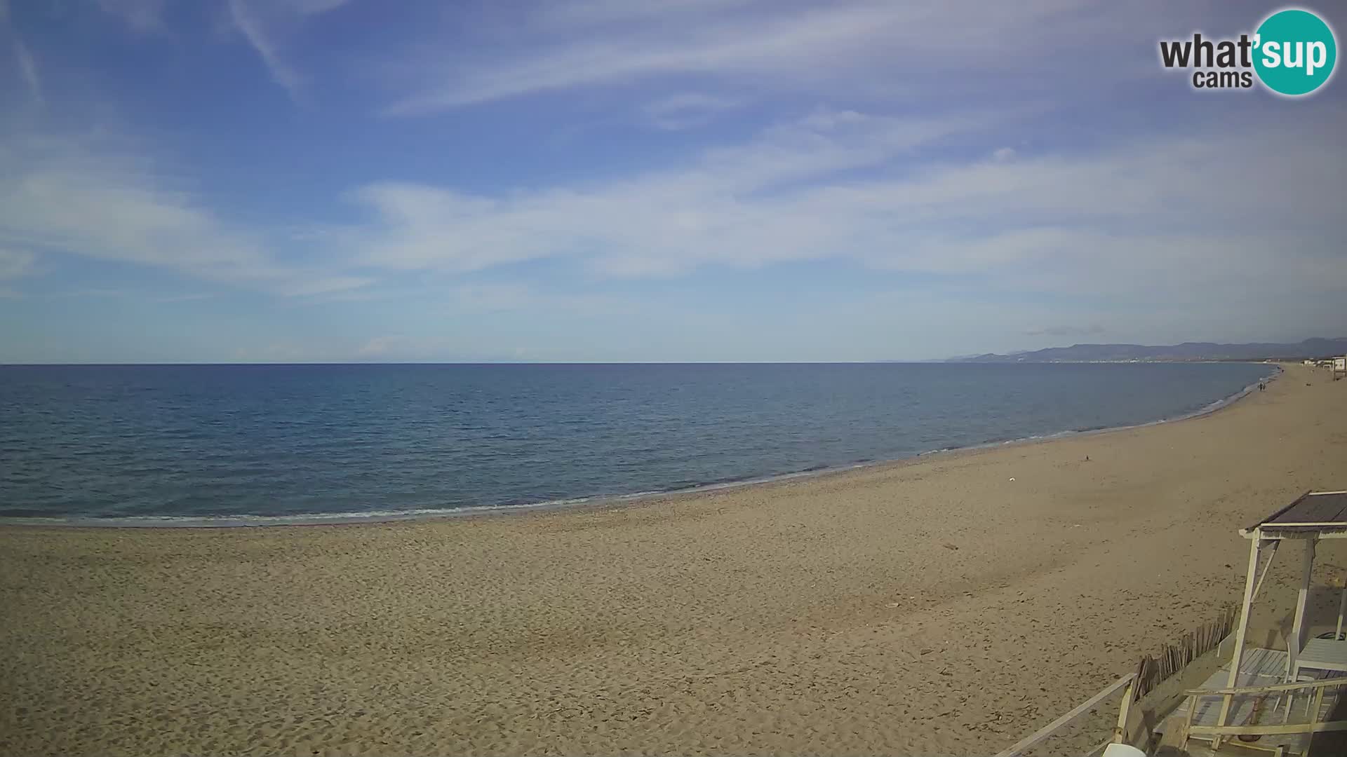 Spletna kamera v živo plaža Platamona – Sassari – Sardinija – Italija