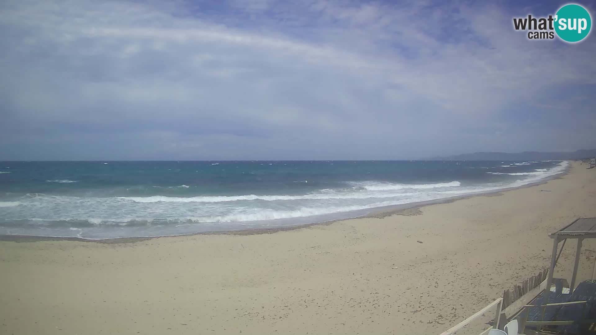 Spletna kamera v živo plaža Platamona – Sassari – Sardinija – Italija