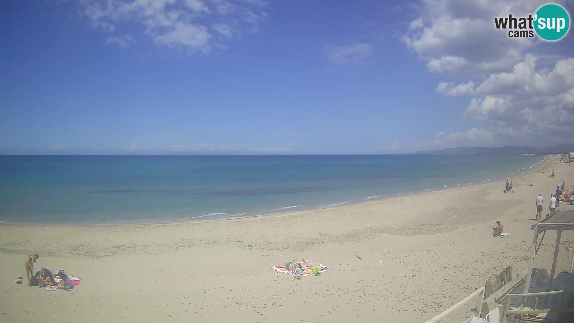 Spletna kamera v živo plaža Platamona – Sassari – Sardinija – Italija