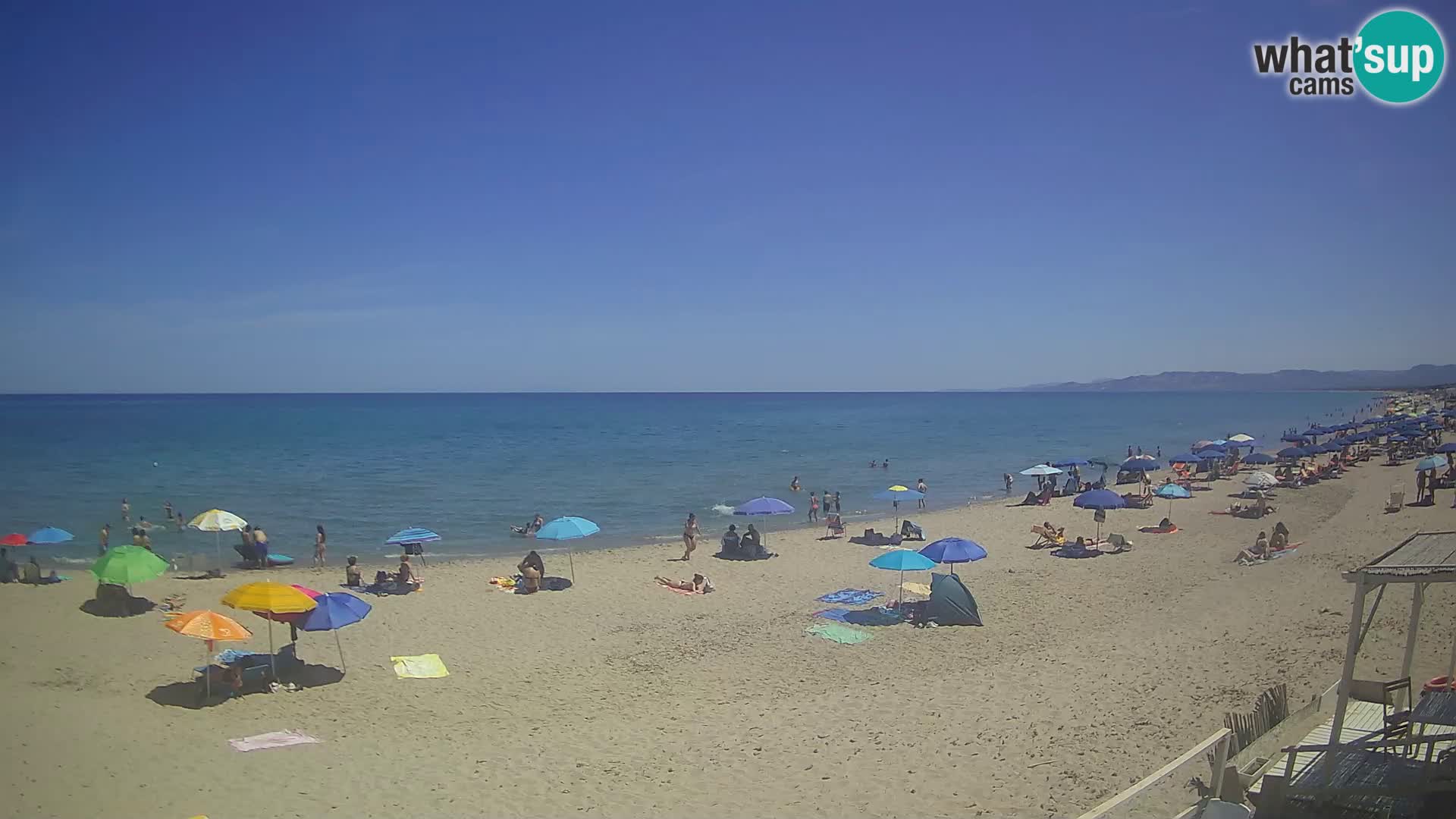 Spletna kamera v živo plaža Platamona – Sassari – Sardinija – Italija