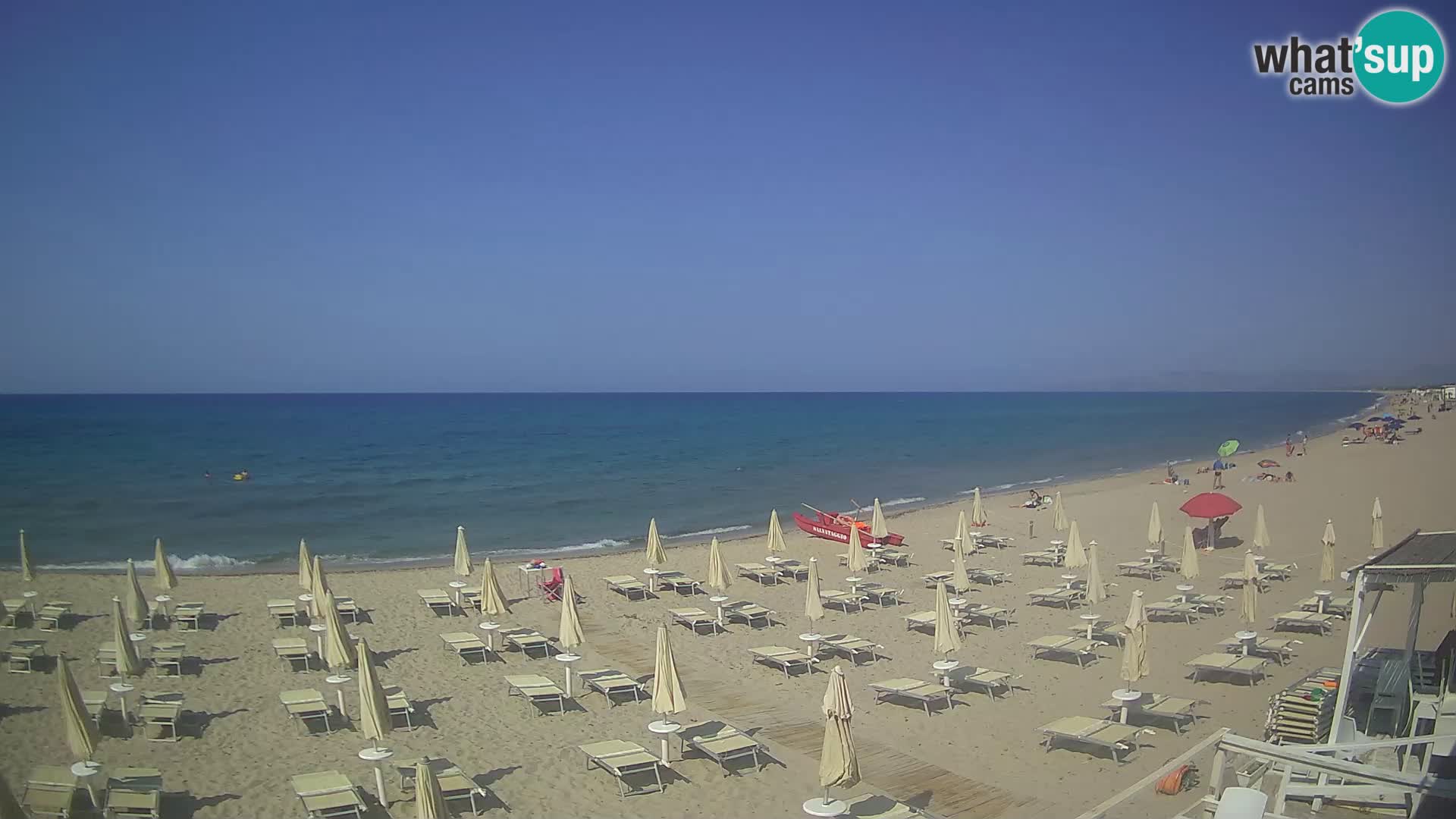 Spletna kamera v živo plaža Platamona – Sassari – Sardinija – Italija