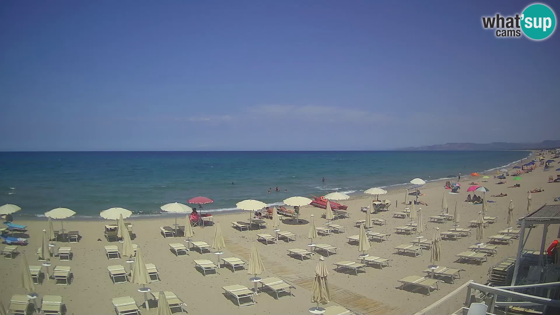 Spletna kamera v živo plaža Platamona – Sassari – Sardinija – Italija