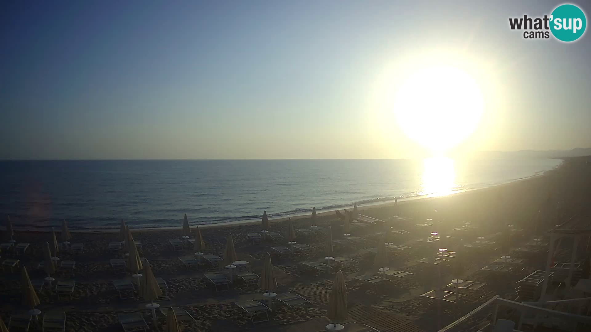 Spletna kamera v živo plaža Platamona – Sassari – Sardinija – Italija
