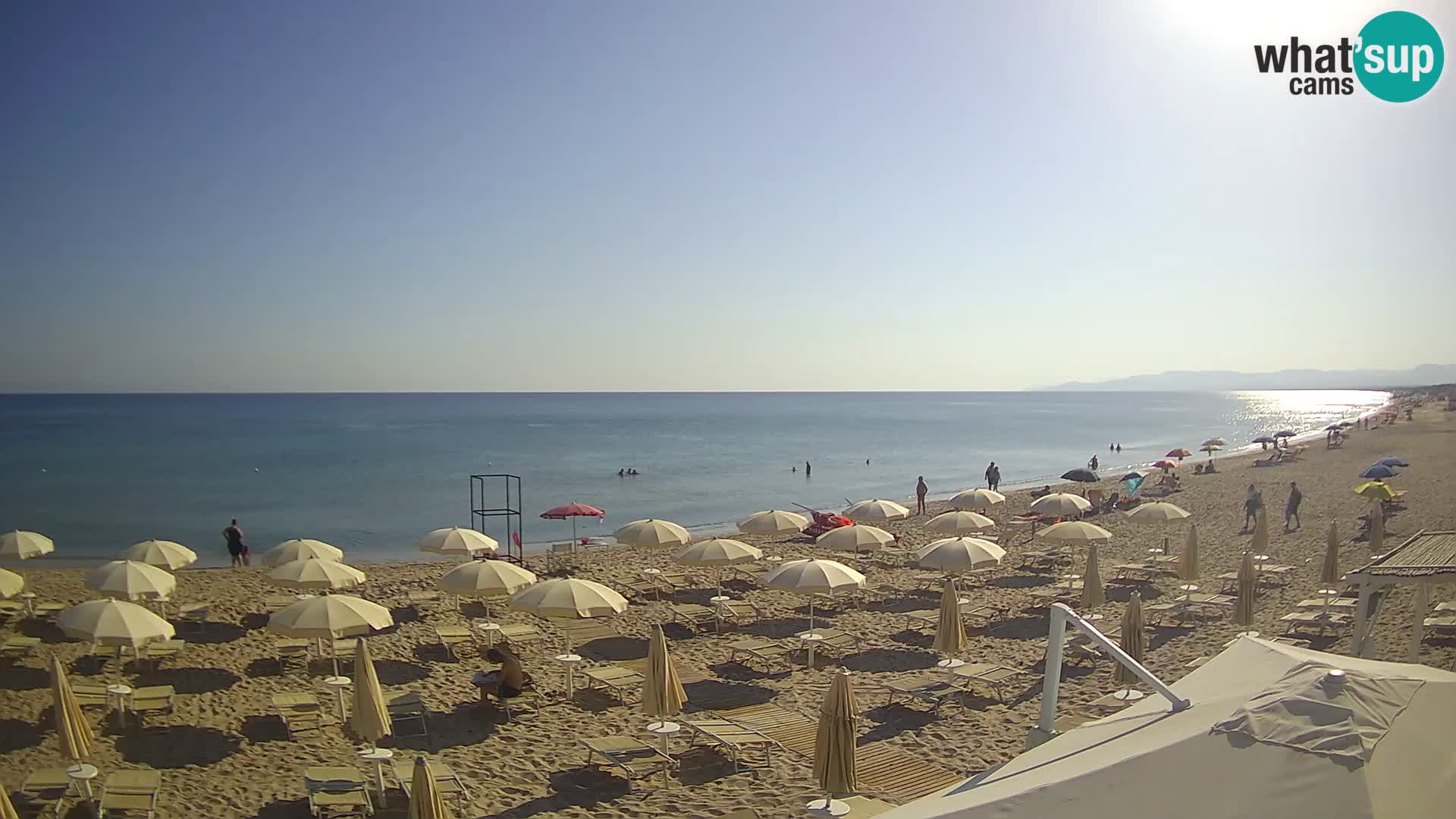 Spletna kamera v živo plaža Platamona – Sassari – Sardinija – Italija