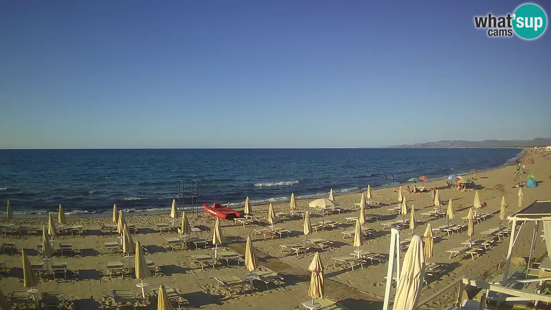 Spletna kamera v živo plaža Platamona – Sassari – Sardinija – Italija
