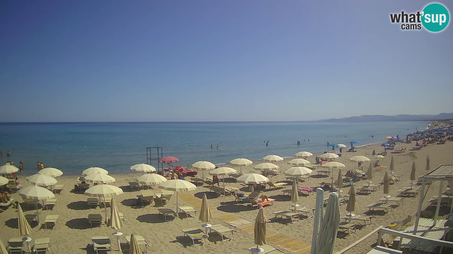 Spletna kamera v živo plaža Platamona – Sassari – Sardinija – Italija