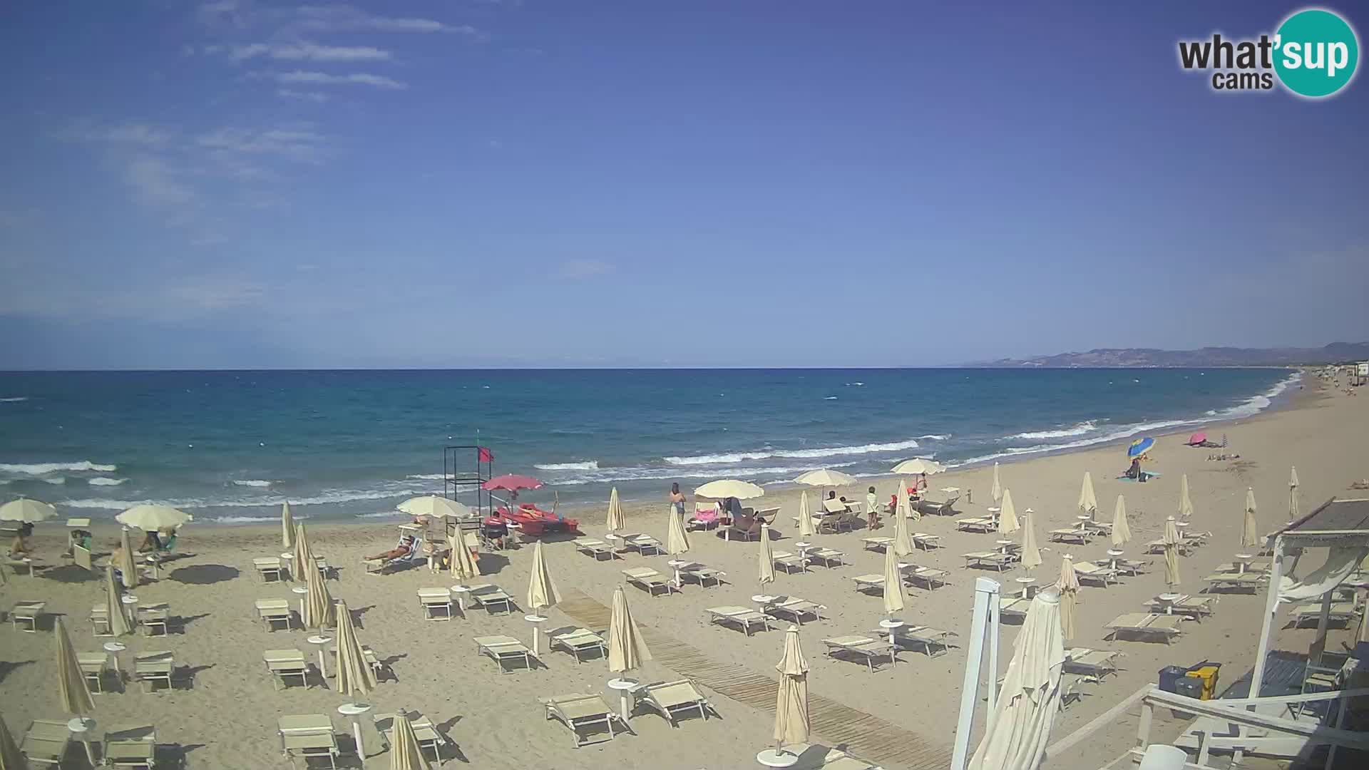 Spletna kamera v živo plaža Platamona – Sassari – Sardinija – Italija