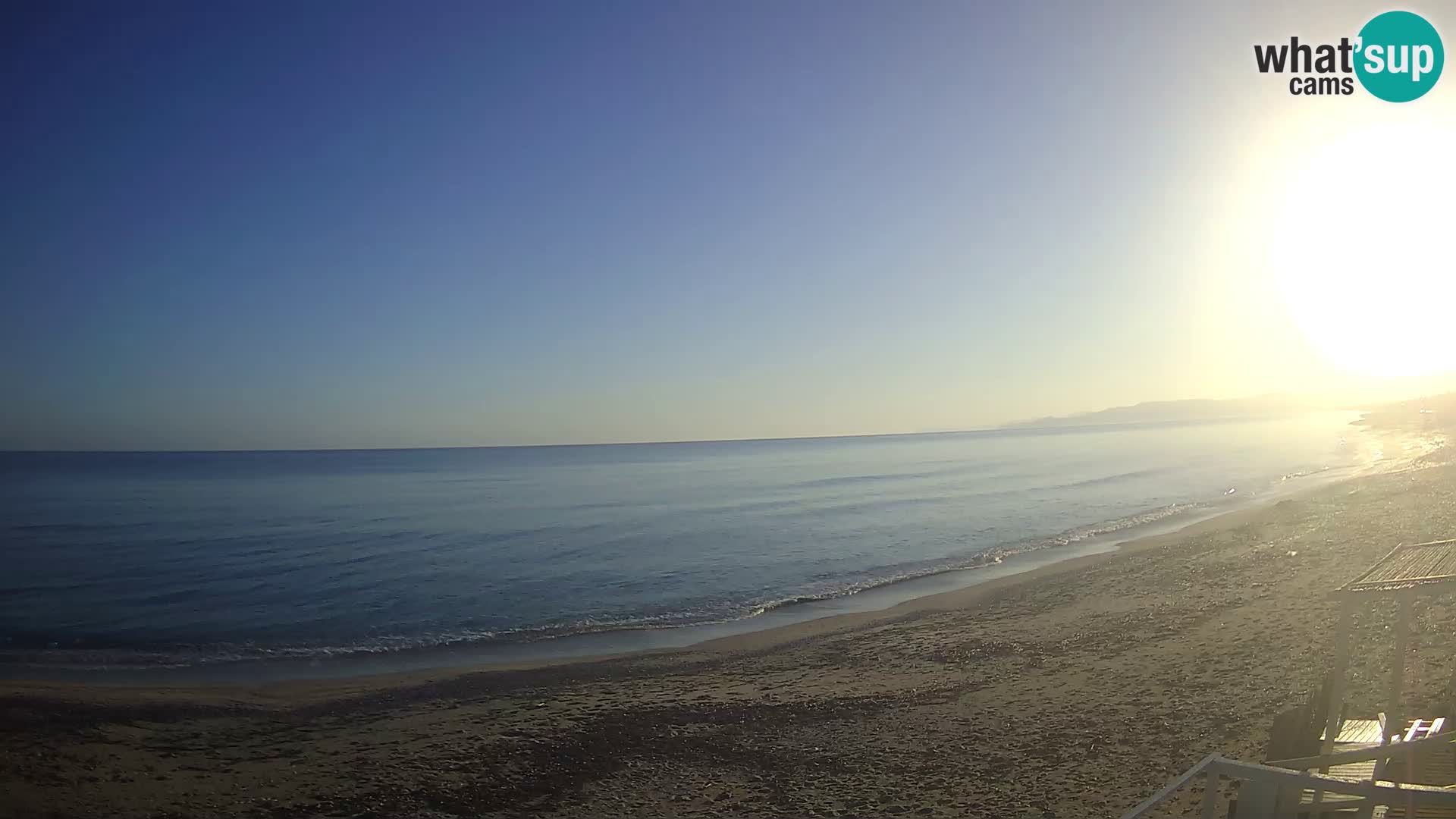 Spletna kamera v živo plaža Platamona – Sassari – Sardinija – Italija