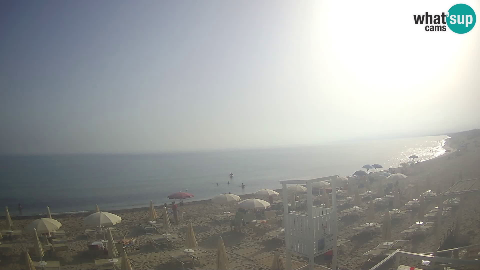 Spletna kamera v živo plaža Platamona – Sassari – Sardinija – Italija