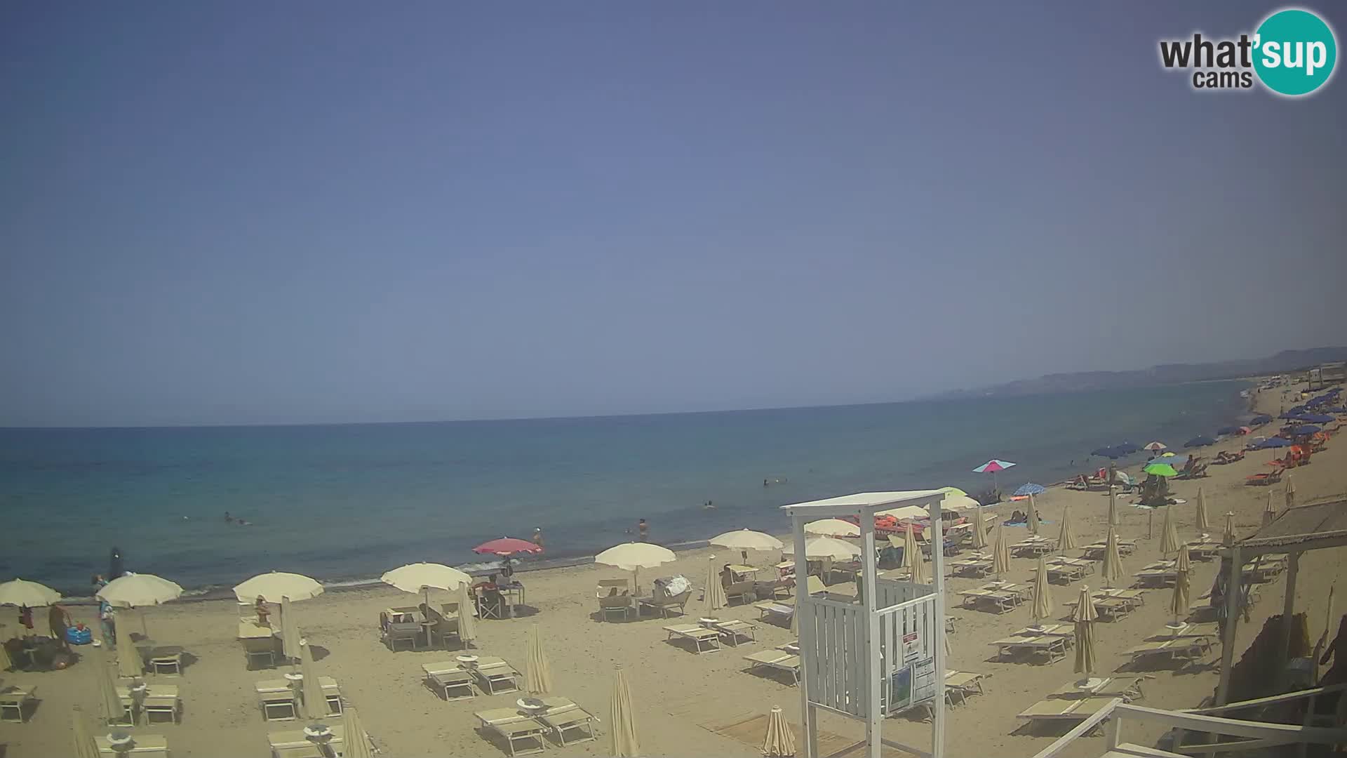 Spletna kamera v živo plaža Platamona – Sassari – Sardinija – Italija
