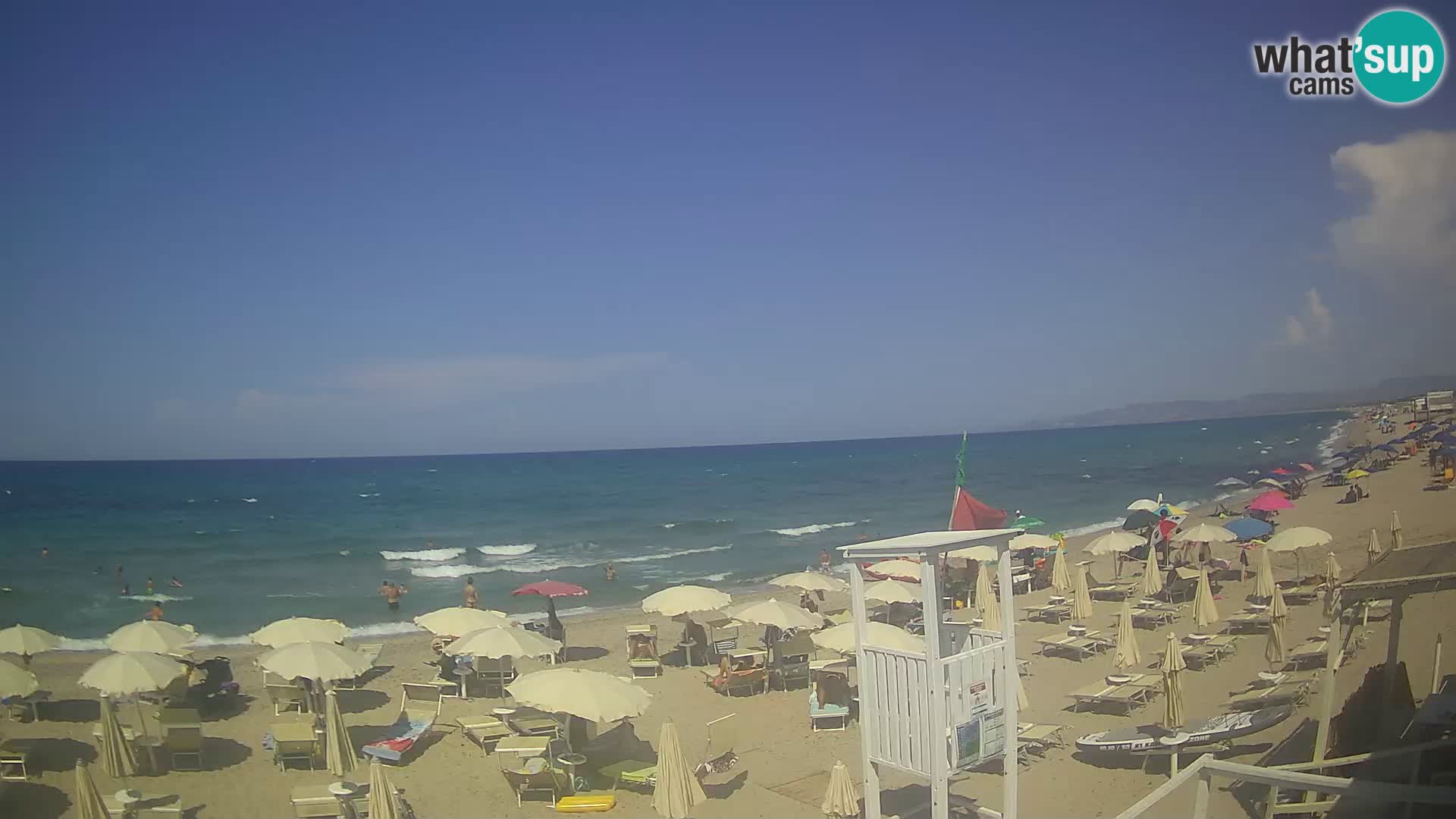Spletna kamera v živo plaža Platamona – Sassari – Sardinija – Italija