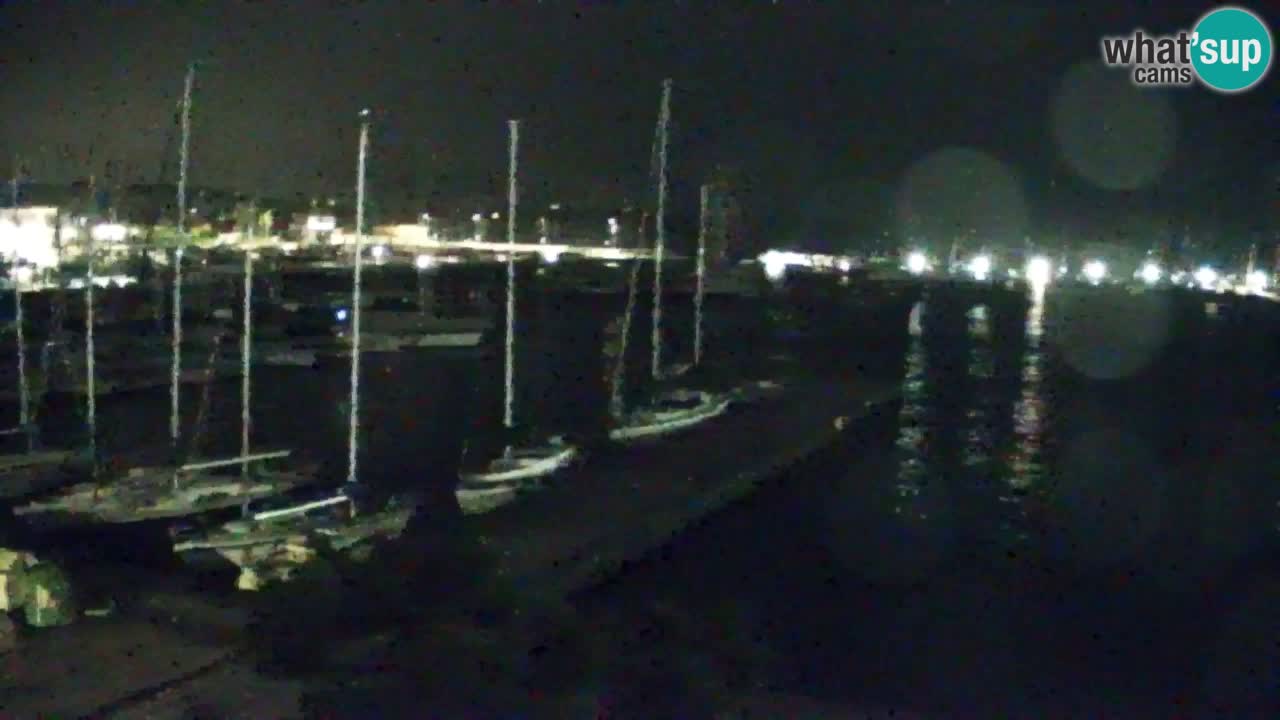 Webcam Sesljan (Sistiana) – Pogled na marino in zaliv