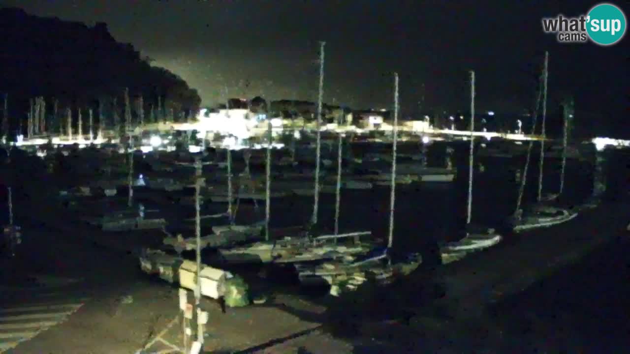 Webcam Sistiana – Vue sur la marina et la baie