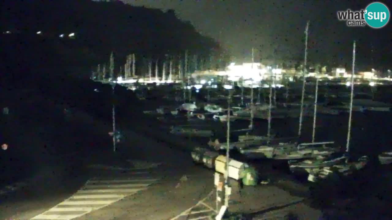 Spletna kamera Sesljan (Sistiana) – Pogled na marino in zaliv