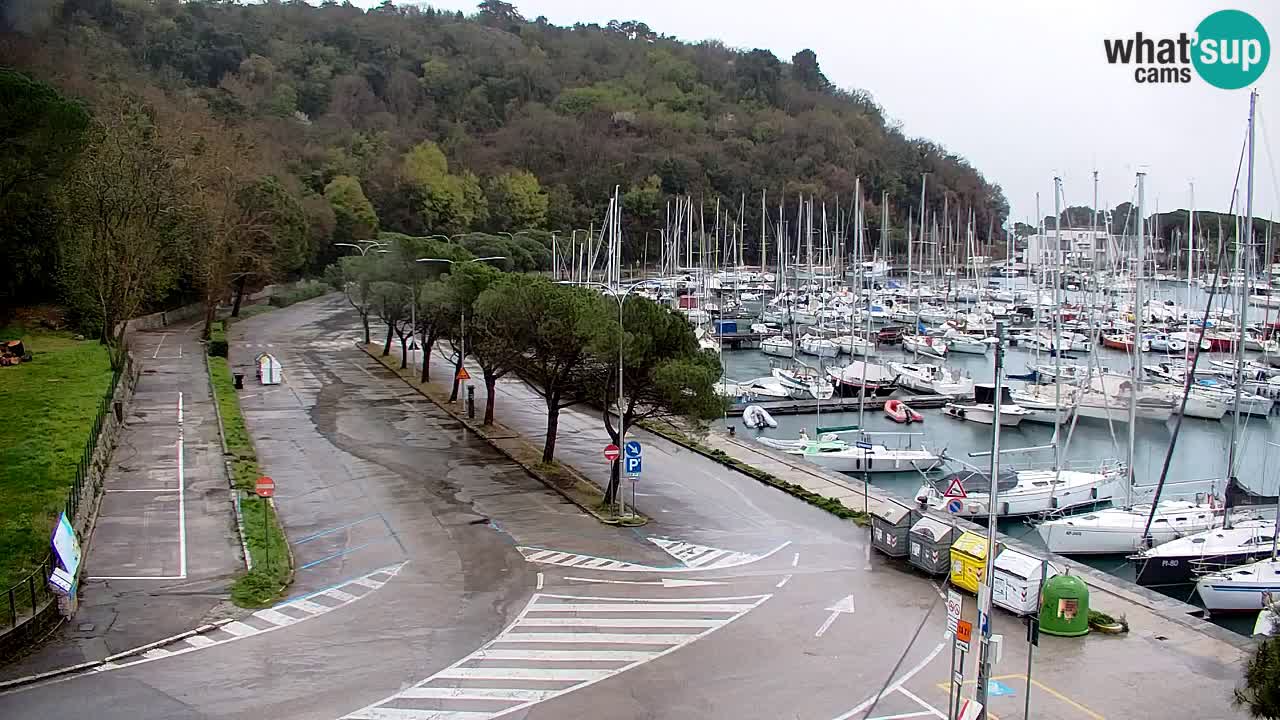 Webcam Sistiana – Vista sulla marina e sulla baia
