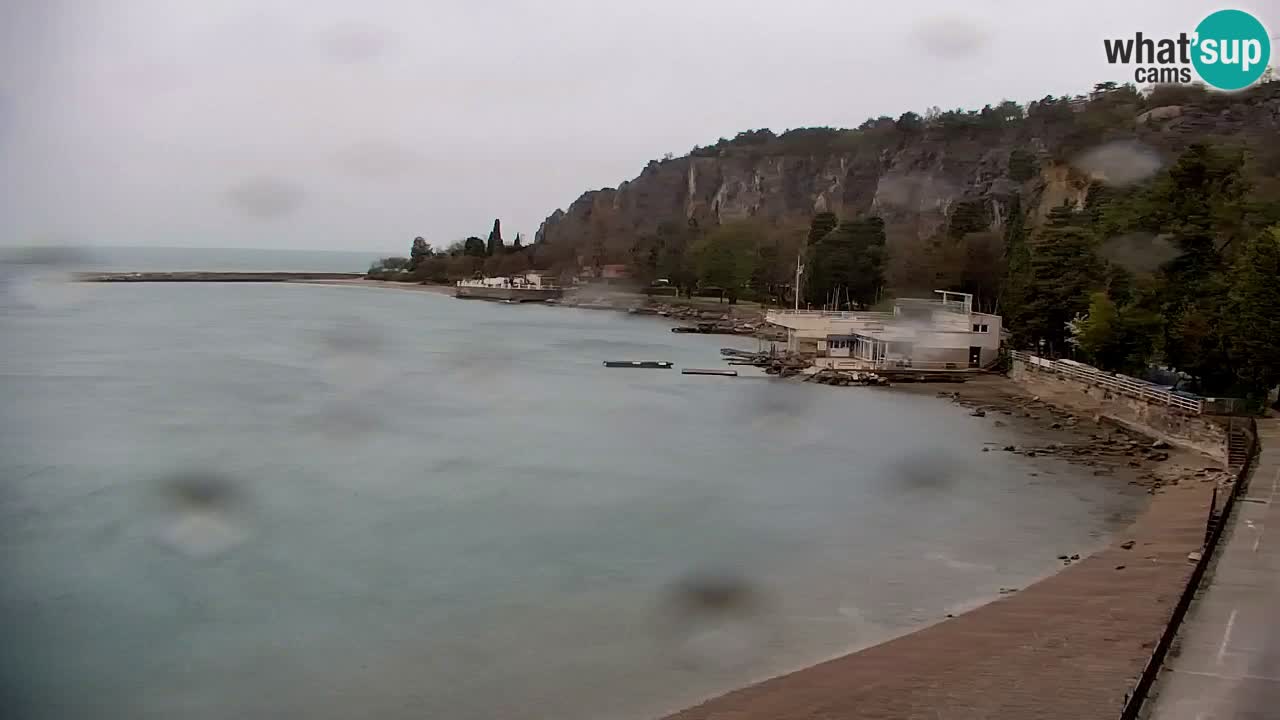 Webcam Sistiana – Blick auf Marina und Bucht