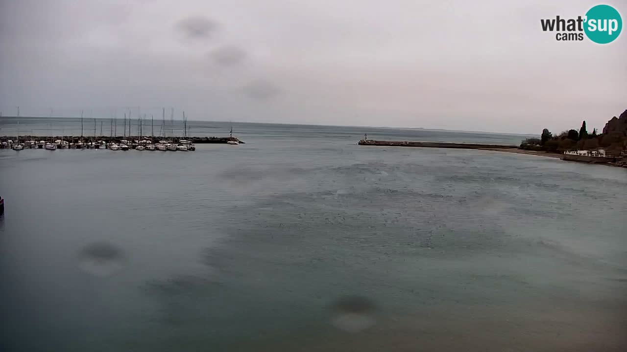 Webcam Sistiana – Blick auf Marina und Bucht