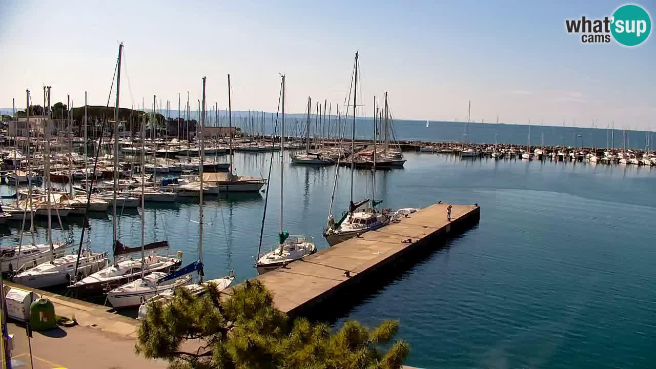 Webcam Sistiana – Vue sur la marina et la baie