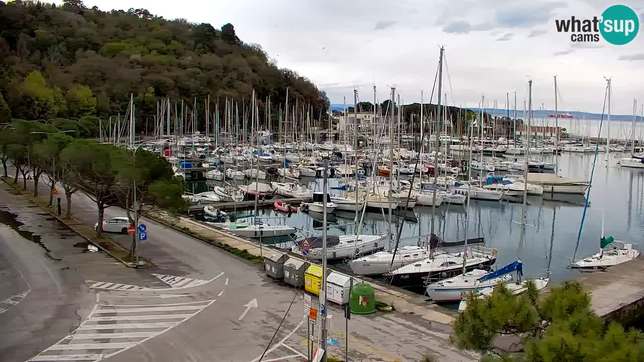 Webcam Sistiana – Blick auf Marina und Bucht