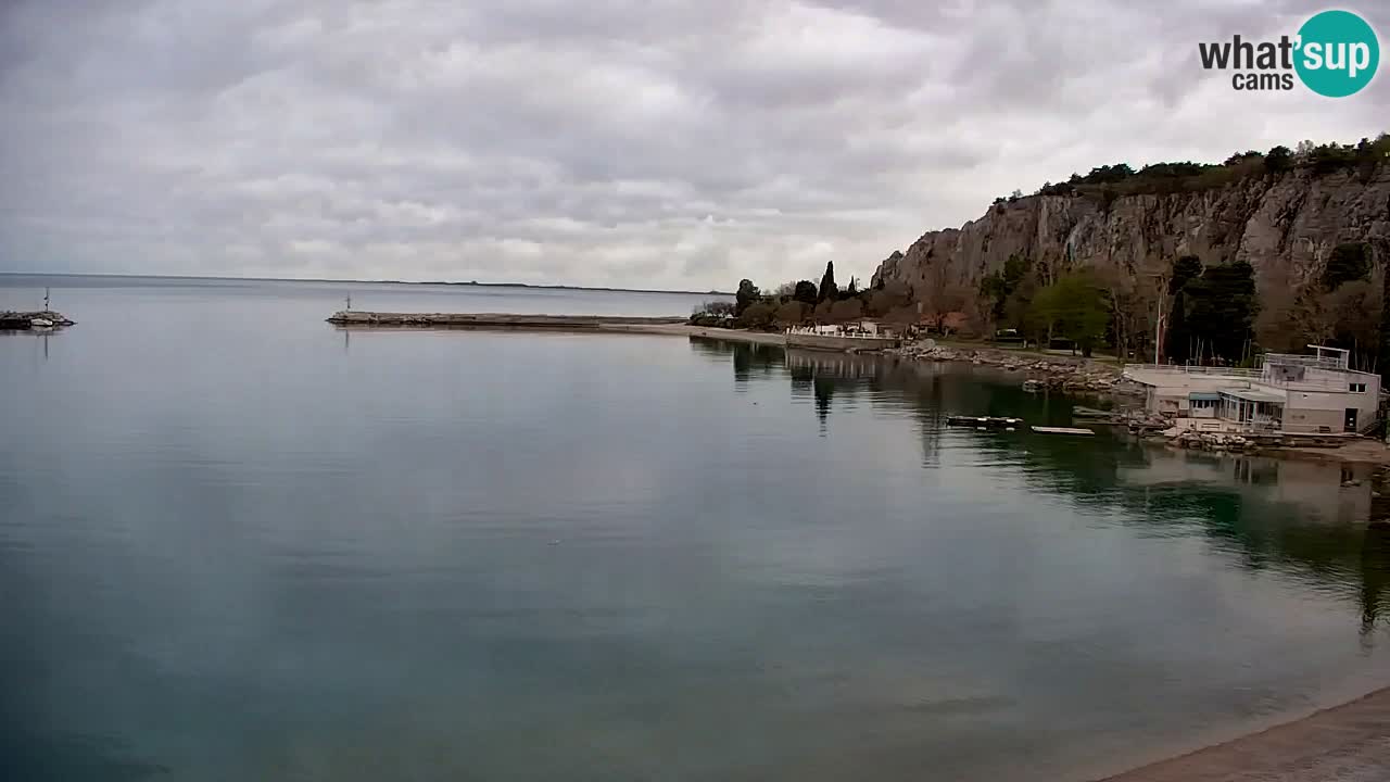 Webcam Sistiana – Pogled na marinu i zaljev