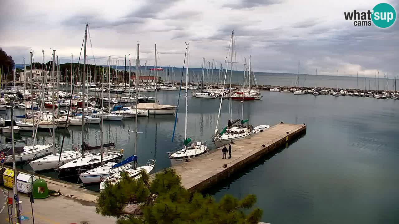 Webcam Sistiana – Vue sur la marina et la baie