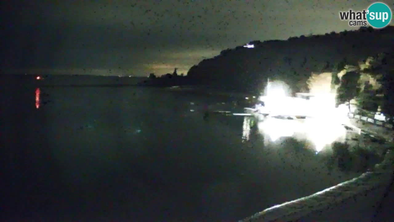 Spletna kamera Sesljan (Sistiana) – Pogled na marino in zaliv