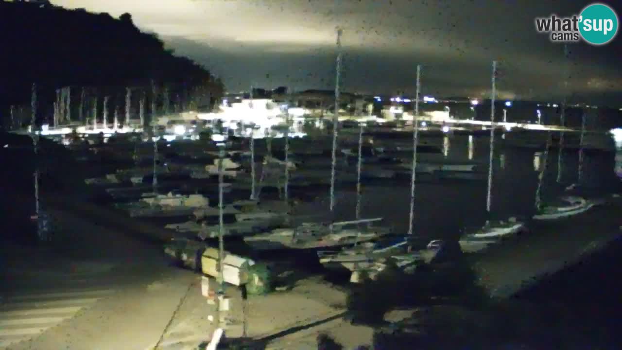 Webcam Sistiana – Vista sobre la marina y la bahía