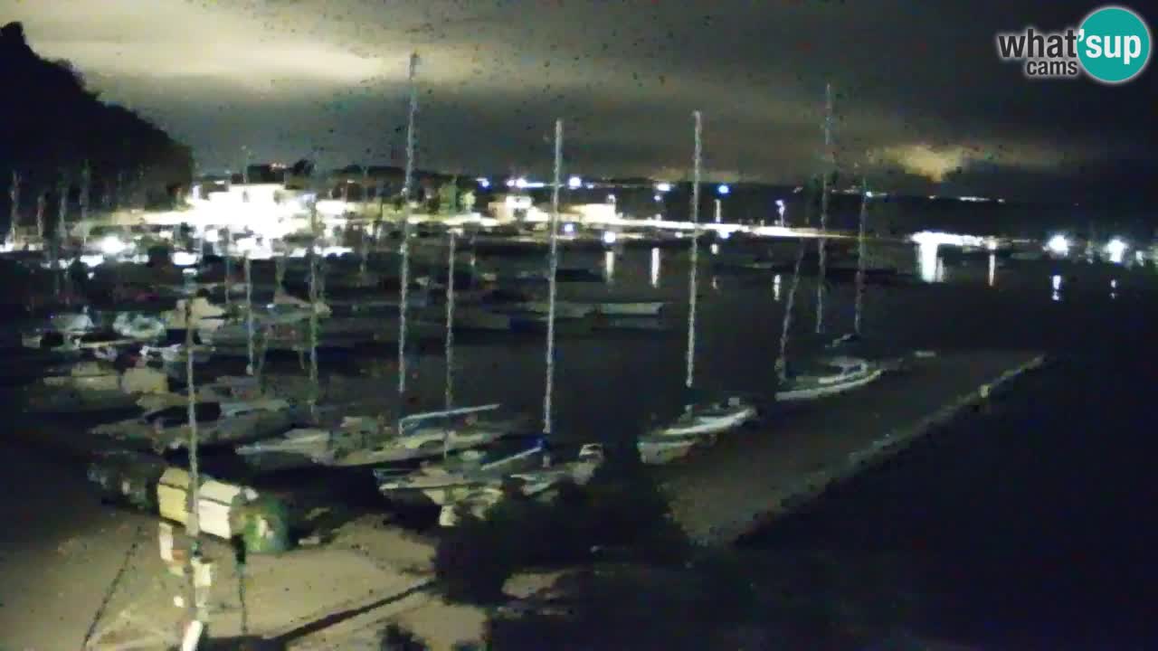 Webcam Sistiana – Pogled na marinu i zaljev