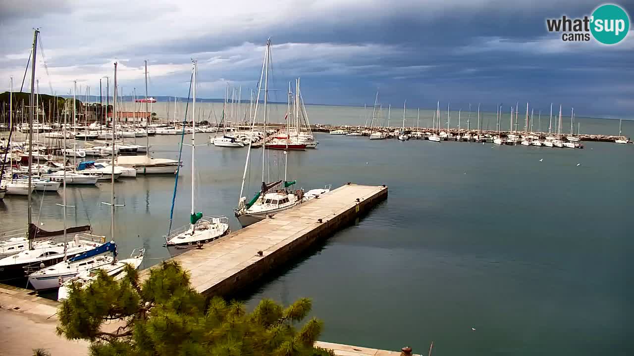 Webcam Sistiana – Blick auf Marina und Bucht