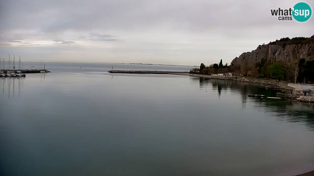 Webcam Sistiana – Blick auf Marina und Bucht