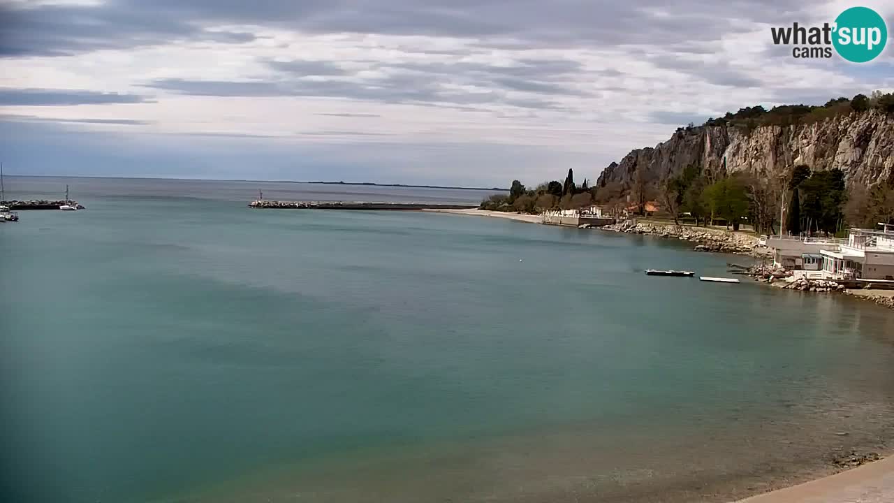 Webcam Sistiana – Vista sobre la marina y la bahía