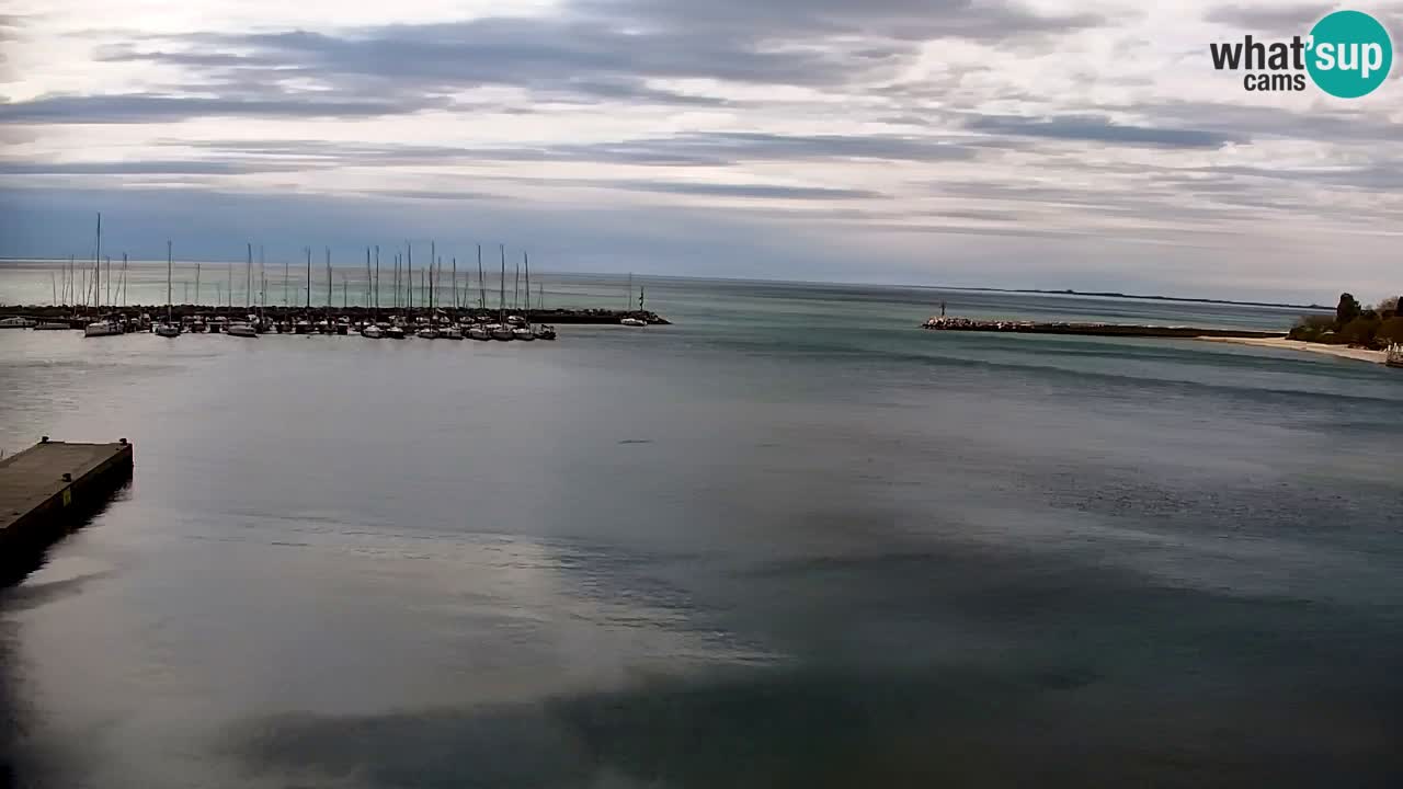 Spletna kamera Sesljan (Sistiana) – Pogled na marino in zaliv