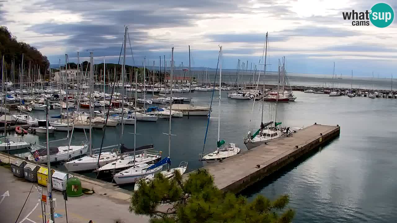 Webcam Sistiana – Vista sobre la marina y la bahía