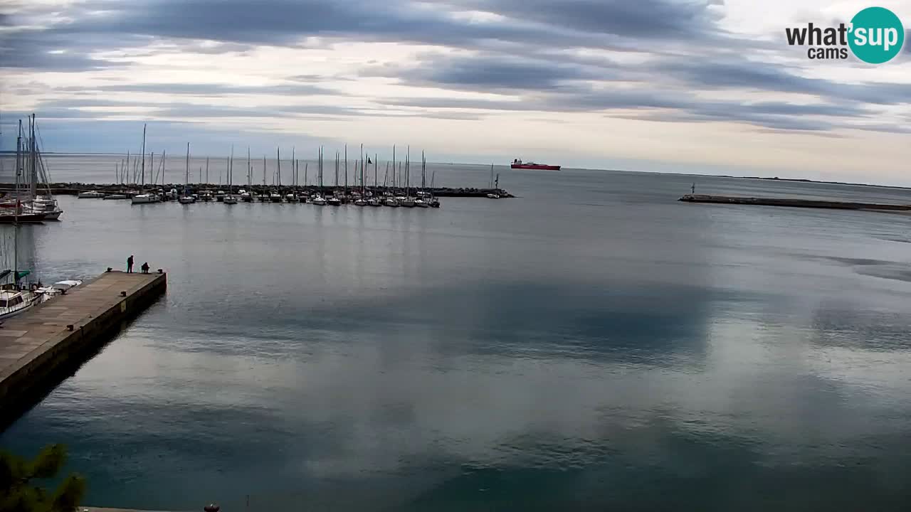 Webcam Sistiana – Vue sur la marina et la baie