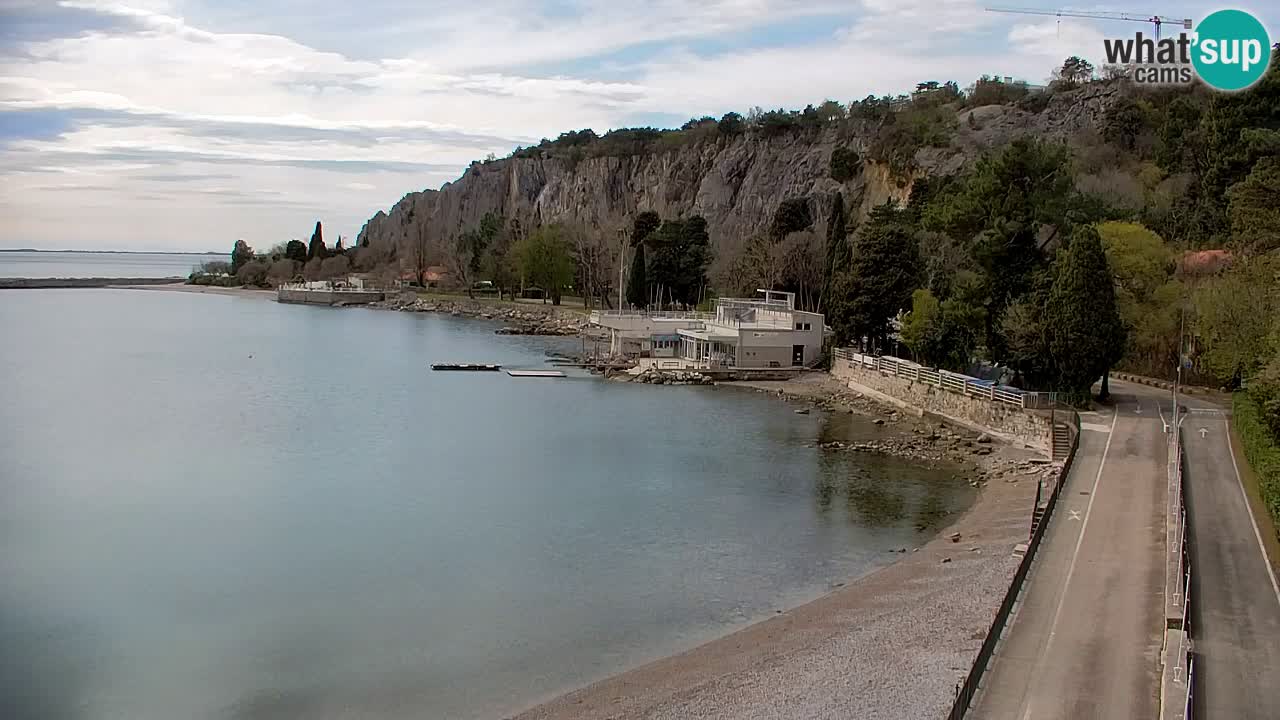 Webcam Sistiana – Vista sobre la marina y la bahía