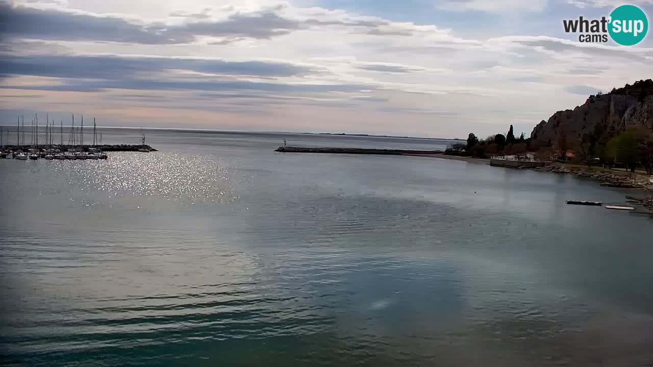 Webcam Sistiana – Vista sobre la marina y la bahía