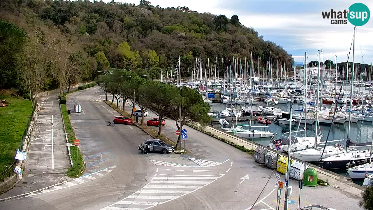 Webcam Sistiana – Blick auf Marina und Bucht