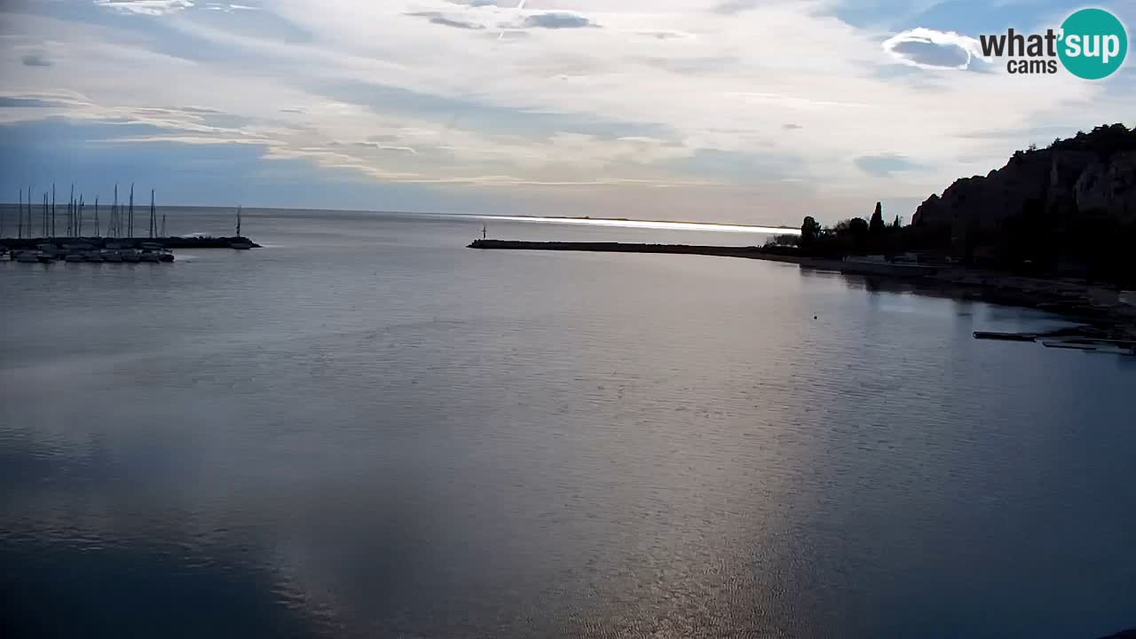 Webcam Sistiana – Vista sulla marina e sulla baia