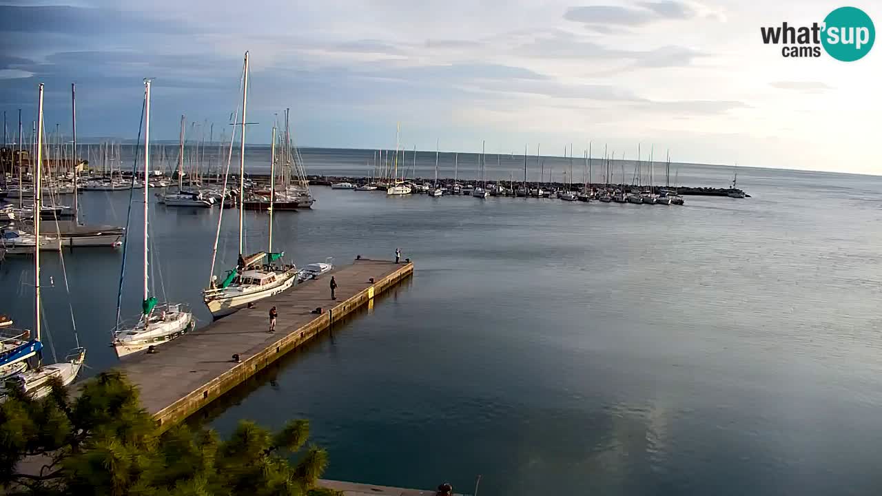 Webcam Sistiana – Blick auf Marina und Bucht