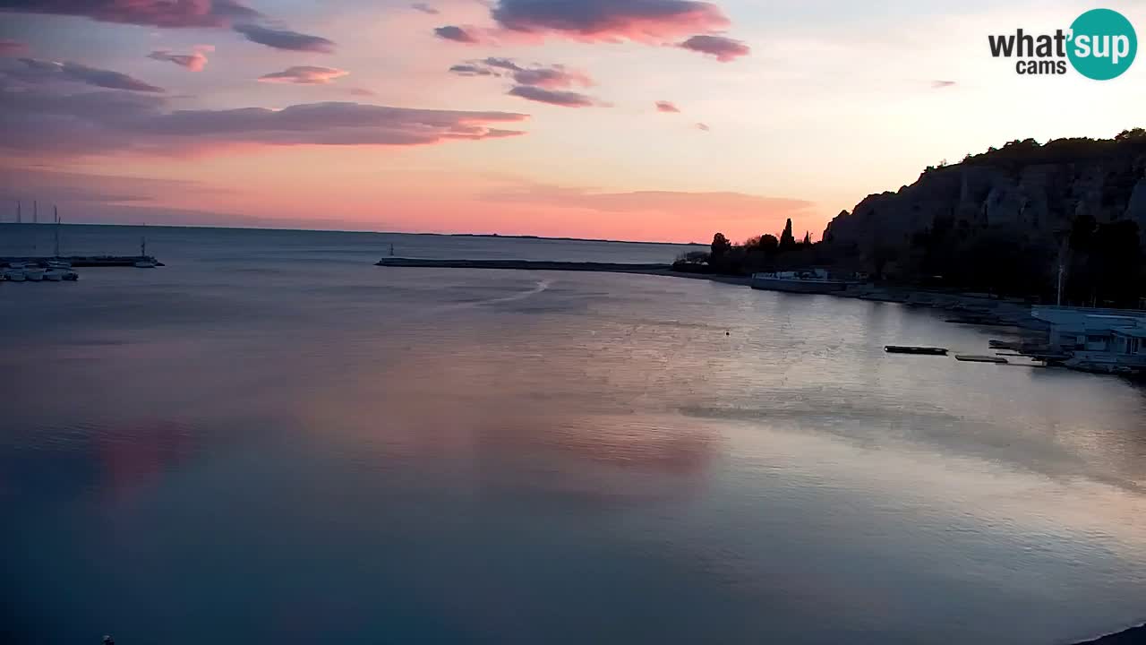 Webcam Sistiana – Blick auf Marina und Bucht