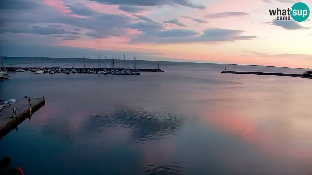 Webcam Sistiana – Vue sur la marina et la baie