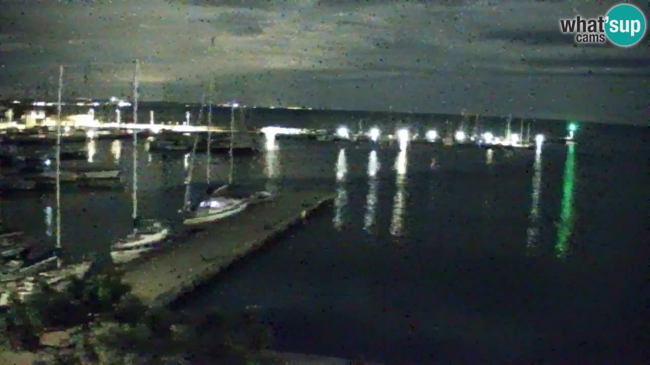 Webcam Sistiana – Pogled na marinu i zaljev