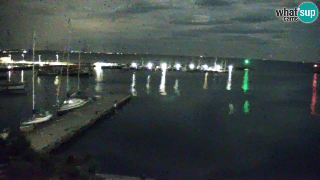Spletna kamera Sesljan (Sistiana) – Pogled na marino in zaliv