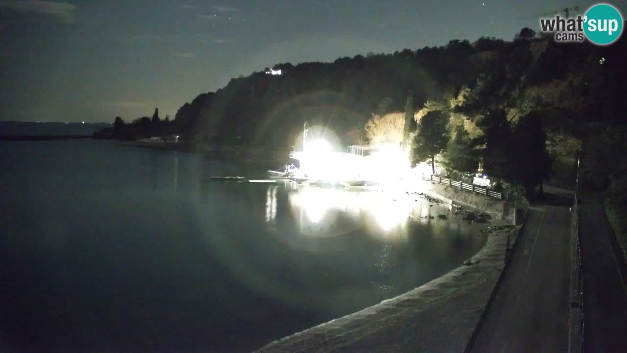 Webcam Sistiana – Vue sur la marina et la baie